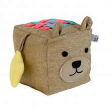 Cubo Interativo Linho Urso 